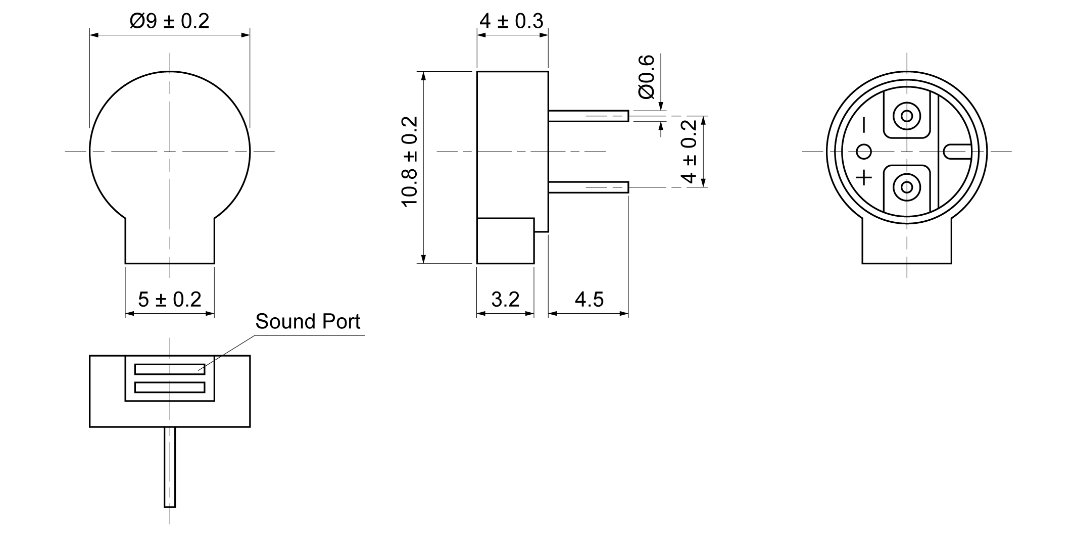 MT9040D-27A5-30P Mechanical Drawing